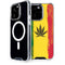 Marijuana Rasta Distressed iPhone 15 Pro MagSafe Case